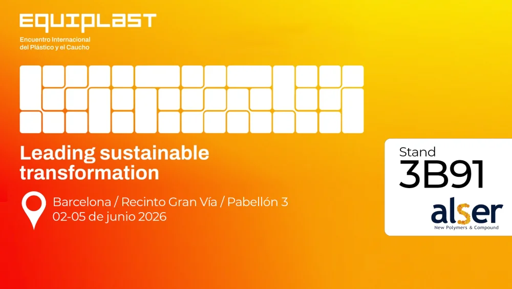 Plásticos Alser estará presente en Equiplast 2026 en Barcelona